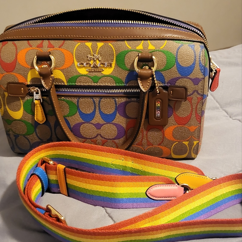 Coach Rainbow purse
